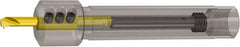 Vargus - Internal Thread, Neutral Cut, 3/4" Shank Width x 3/4" Shank Height Indexable Threading Toolholder - 3.74" OAL, 6.0SIR Insert Compatibility, SMC Toolholder, Series Micro - Caliber Tooling