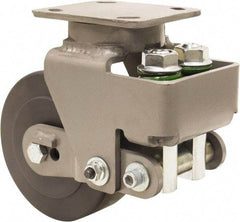 Hamilton - 6" Diam x 2" Wide, Impact-Resistant Cast Nylon Swivel Caster - 1,315 Lb Capacity, Top Plate Mount, 4" x 5" Plate, Sealed Precision Ball Bearing Bearing - Caliber Tooling