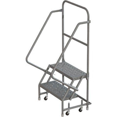 TRI-ARC - Rolling & Wall Mounted Ladders & Platforms Type: Rolling Warehouse Ladder Style: Rolling Platform Ladder - Caliber Tooling