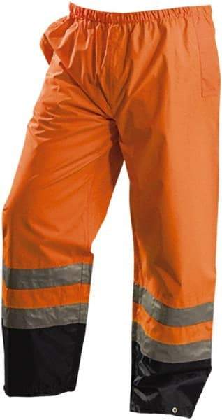 OccuNomix - Size 3XL, High Visibility Yellow, Rain Pants - 2 Pockets, Open Ankle - Caliber Tooling