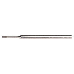 0.08″ × 0.157″ × 0.5″ Electroplated CBN Mounted Point 200 Grit - Caliber Tooling
