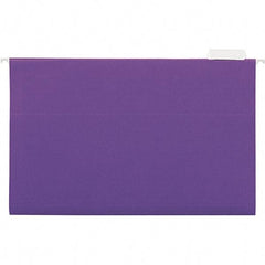 UNIVERSAL - 9-1/2x11-3/4", Legal, Violet, Hanging File Folder - 11 Point Stock, 1/5 Tab Cut Location - Caliber Tooling