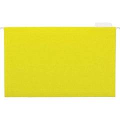 UNIVERSAL - 9-1/2x11-3/4", Legal, Yellow, Hanging File Folder - 11 Point Stock, 1/5 Tab Cut Location - Caliber Tooling