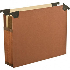 Pendaflex - 12 x 10", Letter Size, Brown, Hanging File Folder - 1/5 Tab Cut Location - Caliber Tooling