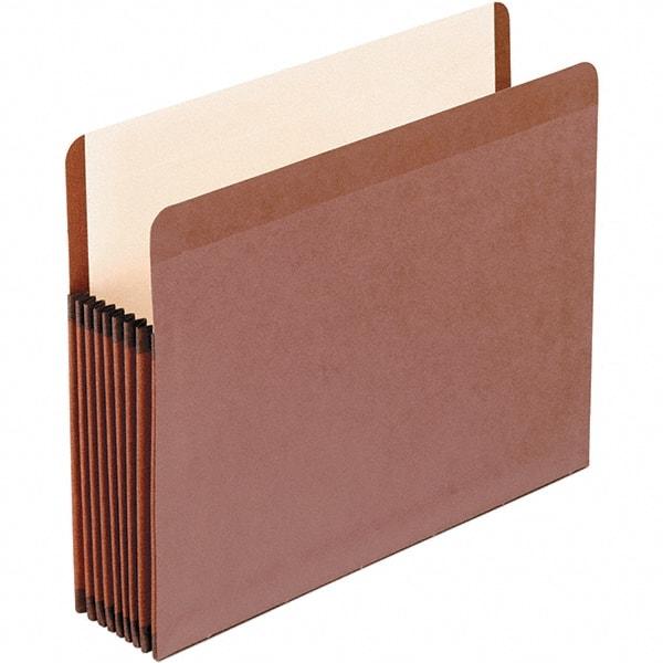 Pendaflex - 11-3/4 x 9-1/2", Letter Size, Brown, Expansion Folders - Straight Tab Cut Location - Caliber Tooling