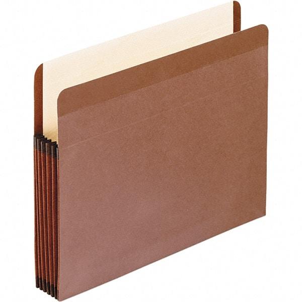 Pendaflex - 14-3/4 x 9-1/2", Legal, Brown, Expandable File Folders with Drop Front & End Tab Pocket - Straight Tab Cut Location - Caliber Tooling