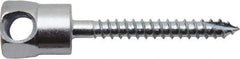 Powers Fasteners - 3/8" Zinc-Plated Steel Horizontal (Cross Drilled) Mount Threaded Rod Anchor - 1/4" Diam x 2" Long, Hex Head, 1,800 Lb Ultimate Pullout, For Use with Wood - Caliber Tooling