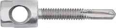 Powers Fasteners - 3/8" Zinc-Plated Steel Horizontal (Cross Drilled) Mount Threaded Rod Anchor - 1/4" Diam x 1" Long, Hex Head, 2,810 Lb Ultimate Pullout, For Use with Steel - Caliber Tooling