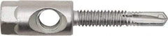 Powers Fasteners - 3/8" Zinc-Plated Steel Dual (Cross & End Drilled) Mount Threaded Rod Anchor - 1/4" Diam x 1-1/2" Long, Hex Head, 4,690 Lb Ultimate Pullout, For Use with Steel - Caliber Tooling