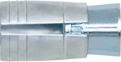 Powers Fasteners - 3/8" Diam, 5/8" Drill, 1-5/16" OAL, Drop-In Concrete Anchor - 304, Zamac 7 Zinc/Stainless Steel, Flange Head, Hammer Drive, 5/8" Thread Length - Caliber Tooling