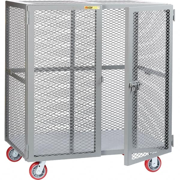 Little Giant - 1 Shelf Mobile Storage Cabinet - Steel, 61" Wide x 39" Deep x 57" High - Caliber Tooling