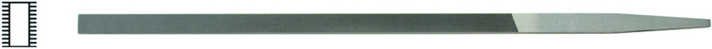 8" Pillar Extra-Narrow File, Cut 1 - Caliber Tooling