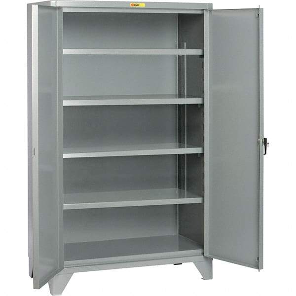 Little Giant - 4 Shelf Storage Cabinet - Steel, 60" Wide x 32" Deep x 78" High - Caliber Tooling