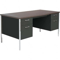 ALERA - Office Desks Type: Single Pedestal Center Draw: Yes - Caliber Tooling