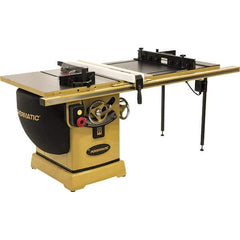 Jet - 10" Blade Diam, 5/8" Arbor Diam, 1 Phase Table Saw - 3 hp, 230 Volt, 11-1/4" Cutting Depth - Caliber Tooling