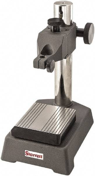 Starrett - Cast Iron, Rectangular Base, Indicator Transfer Stand - Includes Holder - Caliber Tooling