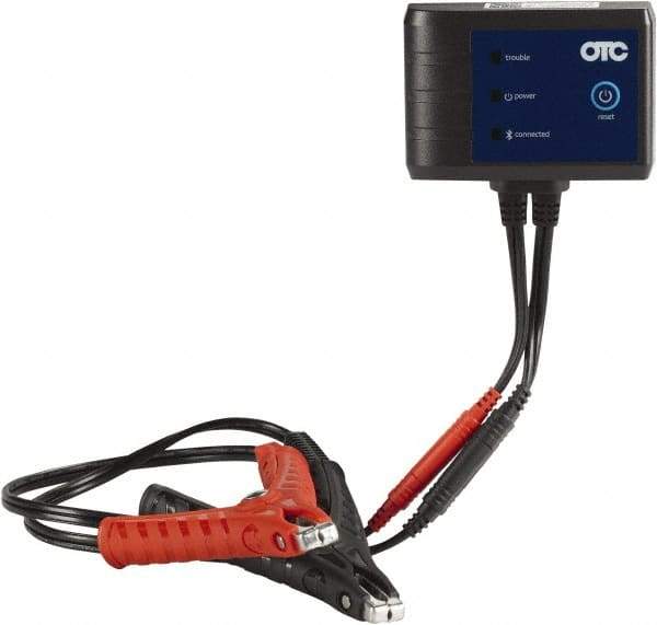 OTC - 6/12/24 Volt Digital Battery & System Tester - 100 to 2,000 CCA Range, 20" Cable - Caliber Tooling