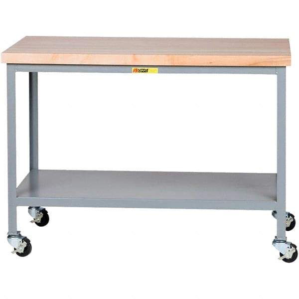 Little Giant - Mobile Work Benches Type: Butcher Block Top Length: 36 (Inch) - Caliber Tooling