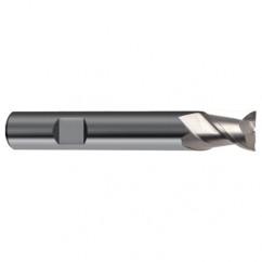 3mm Dia. - 50mm OAL - 45° Helix Bright Carbide End Mill - 2 FL - Caliber Tooling