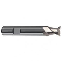 3mm Dia. - 50mm OAL - 45° Helix Bright Carbide End Mill - 2 FL - Caliber Tooling