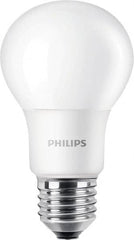 Philips - 5 Watt LED Residential/Office Medium Screw Lamp - 2,700°K Color Temp, 450 Lumens, 120 Volts, Dimmable, A19, 15,000 hr Avg Life - Caliber Tooling