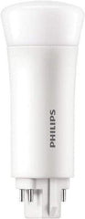 Philips - 5 Watt LED Commercial/Industrial 4 Pin Lamp - 2,700°K Color Temp, 550 Lumens, Plug-in-Vertical, 50,000 hr Avg Life - Caliber Tooling