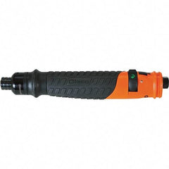 Cleco - 1/4" Bit Holder, 2,800 RPM, Pistol Grip Handle Air Screwdriver - 0.3 to 1.6 Ft/Lb Torque, 1/4" Inlet, 11 CFM - Caliber Tooling