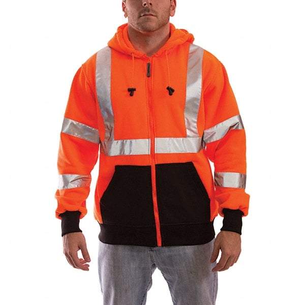 Tingley - Size M Jacket - High Visbility Orange, Polyester, Zipper Closure, 40 to 42" Chest - Caliber Tooling