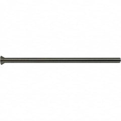 Gibraltar - 0.096" Pin Diam, 0.1728" Head Diam x 0.121" Head Height, 2-1/2" OAL, Conical Pin - High Speed Steel - Caliber Tooling