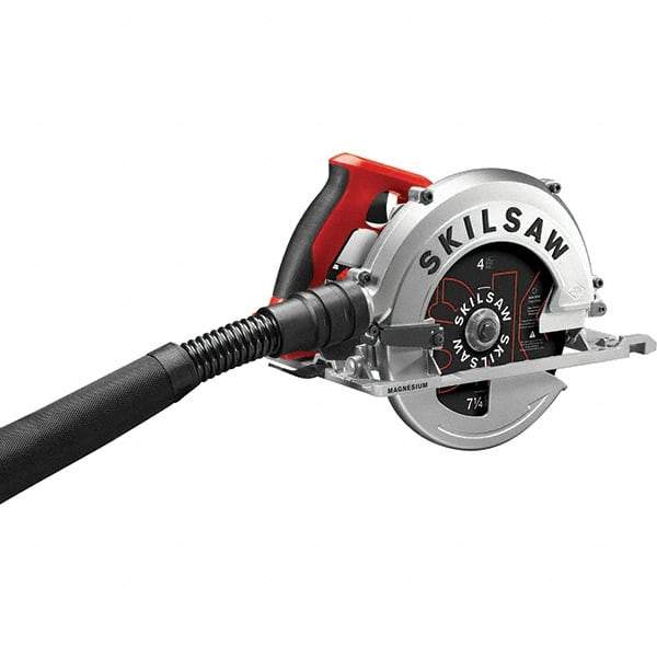 Skilsaw - 15 Amps, 7-1/4" Blade Diam, 5,300 RPM, Electric Circular Saw - 120 Volts, 10' Cord Length, 5/8" Arbor Hole, Left Blade - Caliber Tooling