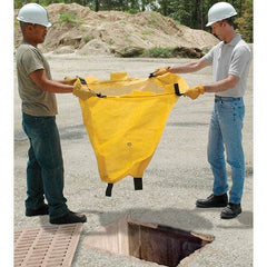 UltraTech - 3' Long x 2' Wide, Polypropylene Drain Guard - Yellow, Use for Stormwater/Construction Compliance - Caliber Tooling