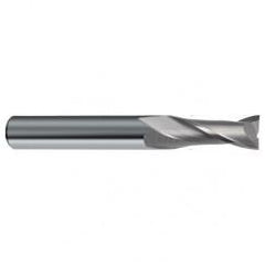 5/16 Dia. x 3 Overall Length 2-Flute Square End Solid Carbide SE End Mill-Round Shank-Center Cut-Uncoated - Caliber Tooling