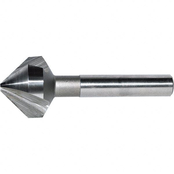 Keo - 3/4" Head Diam, 3/8" Shank Diam, 3 Flute 82° Cobalt Countersink - Caliber Tooling