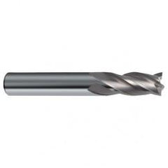 11/64 Dia. x 2 Overall Length 4-Flute Square End Solid Carbide SE End Mill-Round Shank-Center Cut-Uncoated - Caliber Tooling