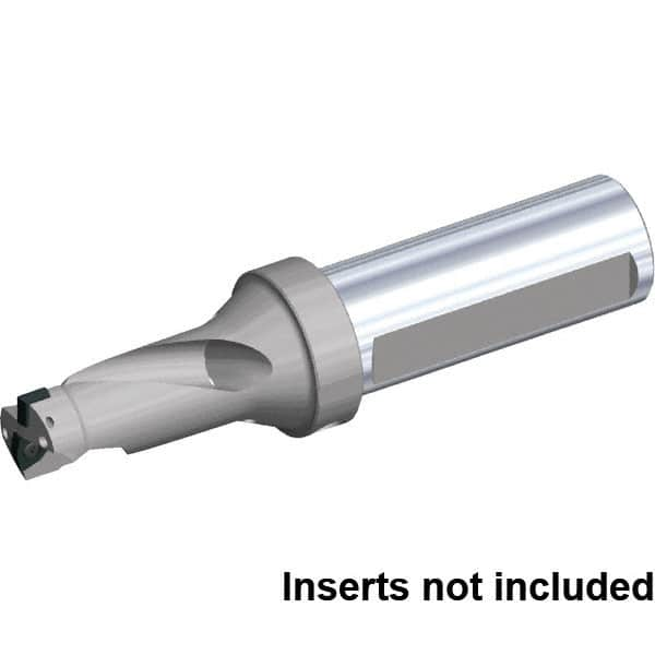 Kennametal - 1-1/2" Max Drill Depth, 2xD, 3/4" Diam, Indexable Insert Drill - 2 Inserts, 1" Shank Diam, Flange Shank - Caliber Tooling