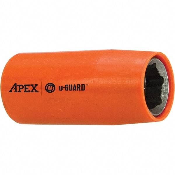 Apex - 1/4" Drive, Square Drive Socket - 1.835" OAL - Caliber Tooling