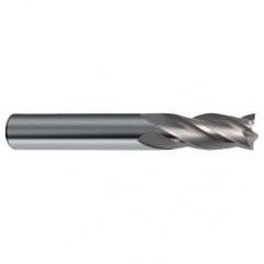 1/4 Dia. x 3 Overall Length 4-Flute Square End Solid Carbide SE End Mill-Round Shank-Center Cut-Uncoated - Caliber Tooling