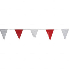 PRO-SAFE - Pennants Color: Red/White Overall Length (Feet): 60.00 - Caliber Tooling