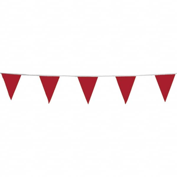 PRO-SAFE - Pennants Color: Red Overall Length (Feet): 100.00 - Caliber Tooling