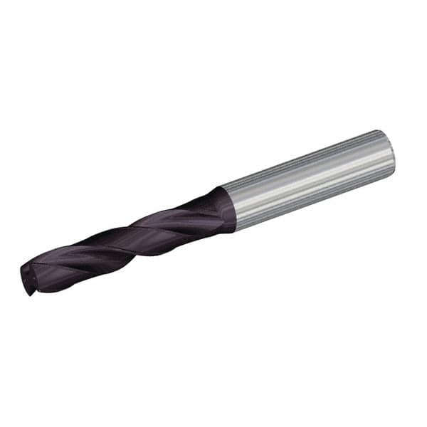 Kennametal - 3.7mm 180° Spiral Flute Solid Carbide Screw Machine Drill Bit - Caliber Tooling