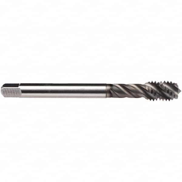 Emuge - 3/4-10 UNC 4 Flute BT Bottoming Spiral Flute Tap - High Speed Steel, GLT-1 Finish, 4.921" OAL, Right Hand Flute, Right Hand Thread, Series CU51C400 - Caliber Tooling