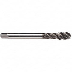 Emuge - 3/4-10 UNC 4 Flute BT Bottoming Spiral Flute Tap - High Speed Steel, GLT-1 Finish, 4.921" OAL, Right Hand Flute, Right Hand Thread, Series CU51C400 - Caliber Tooling