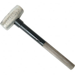 American Hammer - 1 Lb Head 1-3/4" Face Aluminum Non-Marring Hammer - Exact Industrial Supply