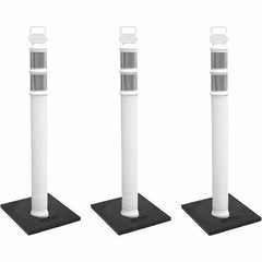 PRO-SAFE - Traffic Barrels, Delineators & Posts Type: Delineator Post Material: Polyethylene - Caliber Tooling