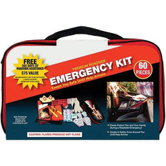 PRO-SAFE - Highway Safety Kits Type: Emergency Roadside Kit Number of Pieces: 60 - Caliber Tooling