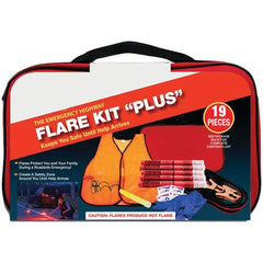 PRO-SAFE - Highway Safety Kits Type: Emergency Roadside Kit Number of Pieces: 19 - Caliber Tooling