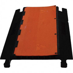 PRO-SAFE - 36" Long x 24" Wide x 1-3/4" High, Polyurethane Ramp Cable Guard - 18,000 Lb Load Limit - Caliber Tooling