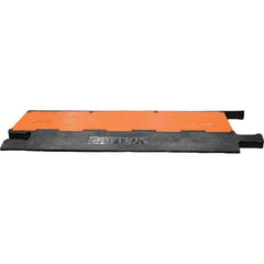 PRO-SAFE - 36" Long x 20" Wide x 1-3/4" High, Polyurethane Ramp Cable Guard - 20,000 Lb Load Limit - Caliber Tooling