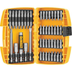 DeWALT - 45 Piece, Screwdriver Bit Set - SQ1, SQ2, SQ3, 1/4" Drive - Caliber Tooling