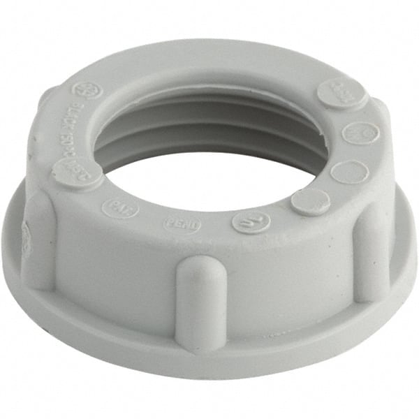 Conduit Bushing: For Rigid & Intermediate (IMC), Plastic, 1″ Trade Size Insulated, Threaded Connection